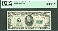 Fr.2061-C*, 1950B $20 Philadelphia Star Note, GemCU, PCGS65-PPQ